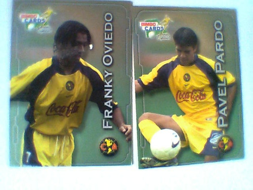 Bimbo Cards, America, Lote De 8 Oviedo Pavel Pardo Zamorano
