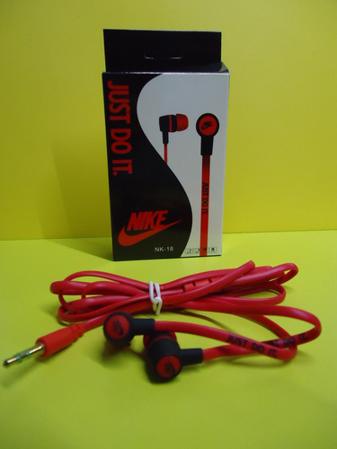 Audifonos Nike Nk-18 Rojos 3.5mm