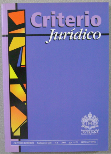 Criterio Jurídico 2005 - Universidad Javeriana