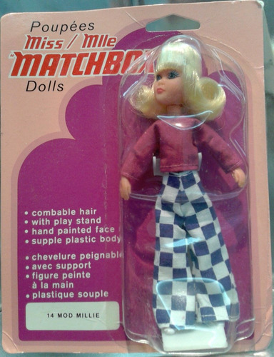 Matchbox Lesney - Muñeca Mod Millie De 1973 En Blister 