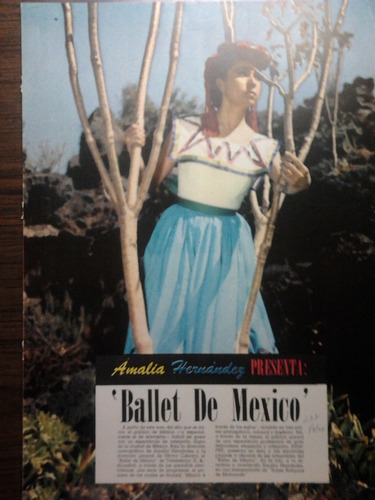 Poster De Amalia Hernandez Presneta Ballet De Mexico