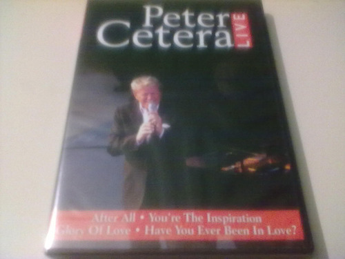 Peter Cetera Live Dvd Nacional Chicago