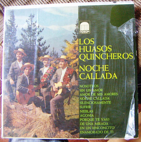 Bolero, Los Huasos Quincheros, Noche Callada, Lp 12´.