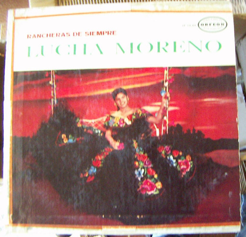 Bolero, Lucha Moreno, Rancheras De Siempre, Lp 12´, Bfn.