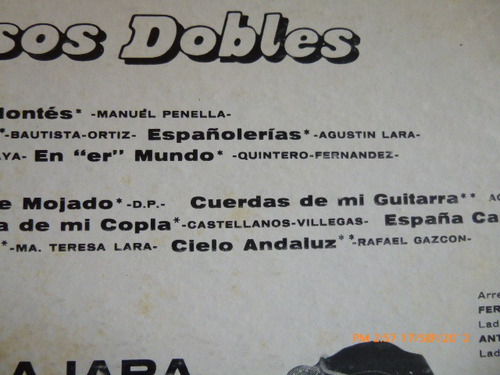 Vinilo De Lp Pasos Dobles Marichi Guadalajara (u658