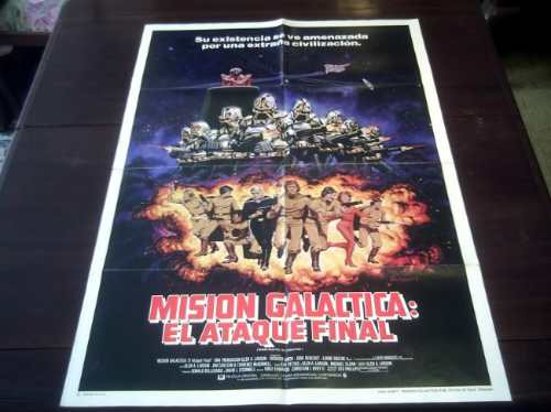 Poster Orignal Mission Galactica The Cyclon Attack Tenenbaum