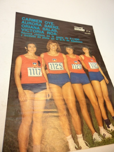 Poster Atletismo Femenino Revista Estadio