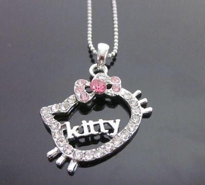 Hello Kitty Collar Silueta Cristal
