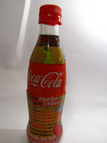 Botella Coca Cola Edicion Limitada 125 Años Salud De Planeta