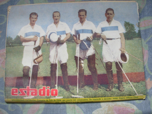 Estadio Nº 714 18 Enero 1957 U. Católica Campeón De Polo