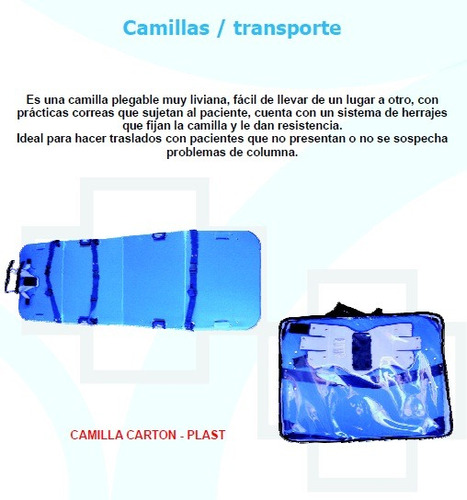Camillas Plasticas Liviana Plegable Brigada Rescate Medellin