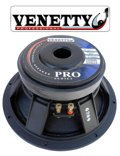 Bocina Venetty 10'' 400w - 96db Bobina 2.5'' Profesional Lin