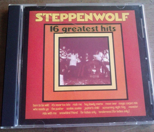 Steppenwolf 16 Greatest Hits Cd Made En Usa 1985   Hwo