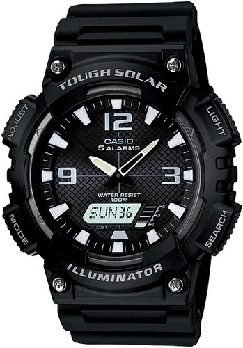 Reloj Casio Tough Solar Aq-s810w-1av  - 100% Original