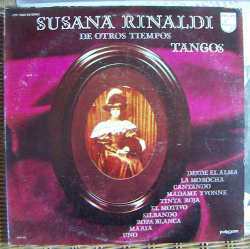 Tango, Susana Rinaldi ( De Otros Tiempos ), Lp 12´, Css.