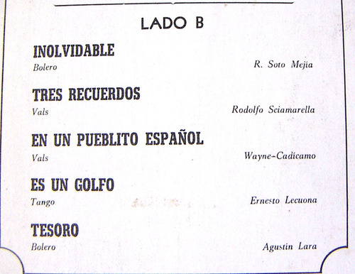 Tango, Trio Argentino ( Consejo De Oro ), Lp 12´, Css (Usado)