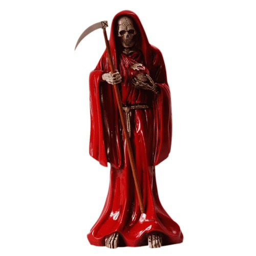 Santa Muerte / Figura De Resina Para Rituales Y Oraciones