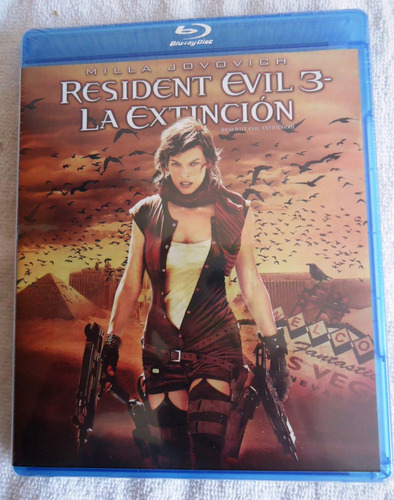 Resident Evil 3 Tres La Extincion Pelicula En Blu-ray