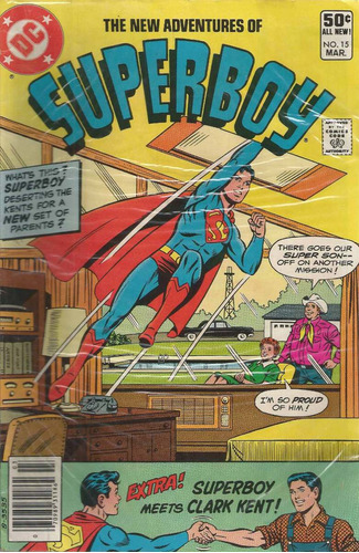 The New Adventures Of Superboy N° 15 - Em Inglês - Editora Dc - Formato 17 X 26 - Capa Mole - Bonellihq Cx450 H23