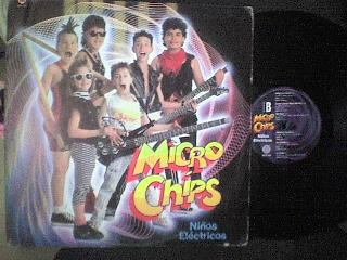 Disco Lp De Acetato Microchips, Niños Electricos