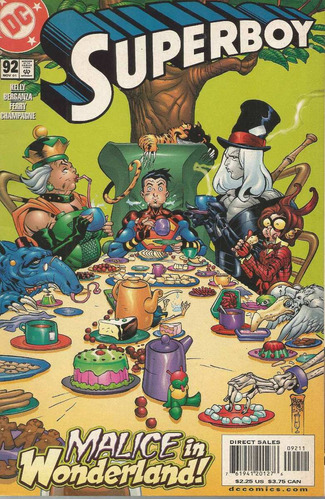 Superboy N° 92 - Em Inglês - Editora Dc - Formato 17 X 26 - Capa Mole - 2001 - Bonellihq Cx450 H23