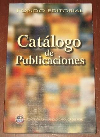 Catálogo Publicaciones Universidad Católica Del Perú 1997-98