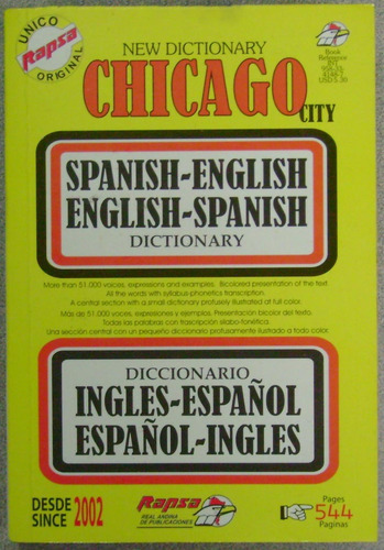 New Dictionary Chicago City Español - Ingles- Español