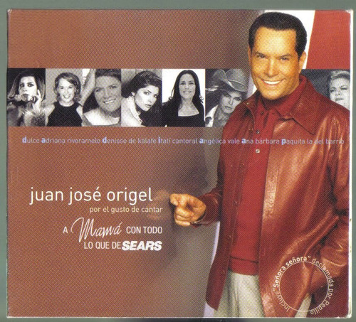 Juan Jose Origel Cd Por El Gusto De Cantar Digipack