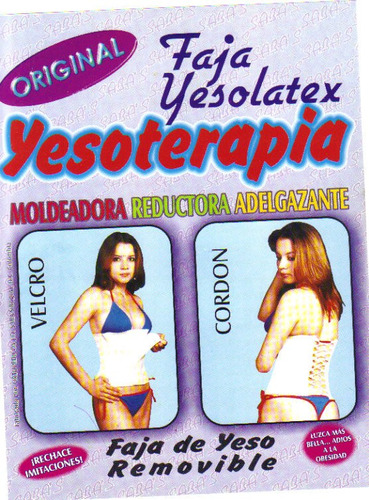 Faja Yeso-latex Adelgazantes-yesoterapia Removible