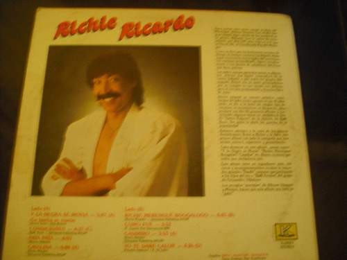 Vinilo Lp De Richie Ricardo El Natural (u153