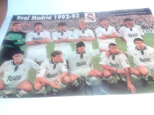 Poster Real Madrid 1992 1993 , Don Balon.