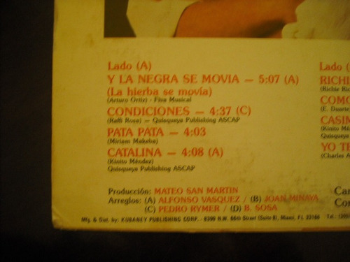 Vinilo Lp De Richie Ricardo El Natural (u153