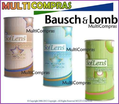 Lentes D Contacto Soflens Starcolors Bausch & Lomb Pupilente