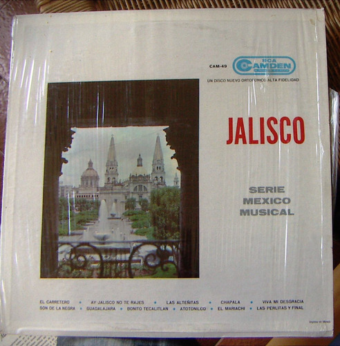 Bolero, Jalisco, Serie México Musical, Lp 12´, Hwo.