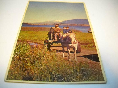 Postal Lago Panguipulli Valdivia Años 60
