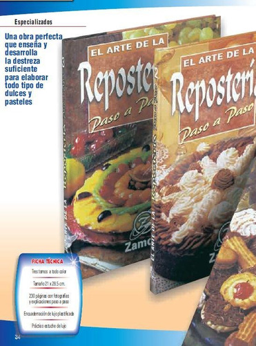 El Arte De La Reposteria Paso A Paso 3 Vols Zamora