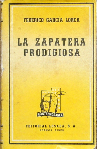 La Zapatera Prodigiosa  Federico Garcia Lorca