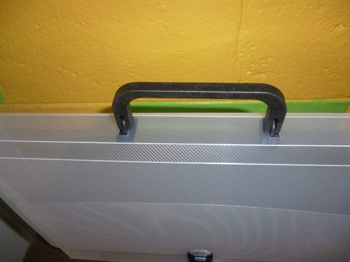 10 Portafolio De Plastico Carta Con Asa