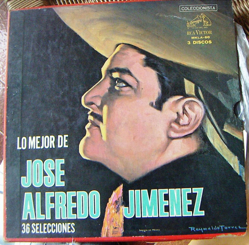 Bolero, Lo Mejor José Alfredo Jiménez, Caja 3 Lps 12´, Hwo