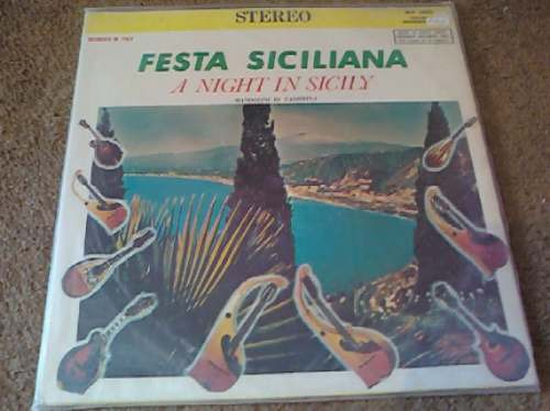 Disco Acetato De Fiesta Siciliana A Night In Sicily