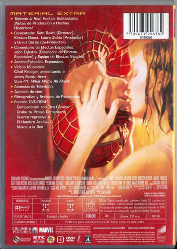 El Hombre Araña, El Hombre Araña 2 Y Daredevil El Hombre Sin