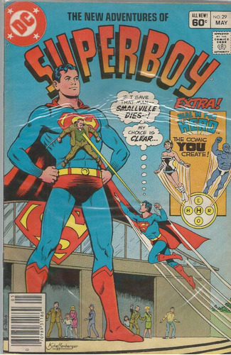 The New Adventures Of Superboy N° 29 - Em Inglês - Editora Dc - Formato 17 X 26 - Capa Mole - Bonellihq Cx450 H23