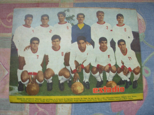 Estadio Nº 1068 14 Nov 1963 Equipo Deportivo Temuco