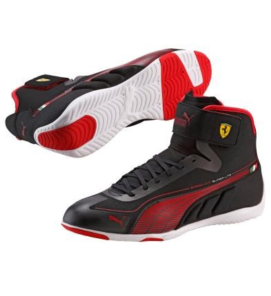 tenis puma ferrari rojos de bota