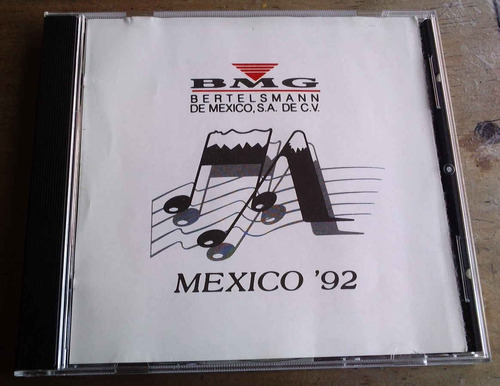 Bmg Cd Promo Mexico 92 Juan Gabriel, Bronco, Trevi, Flamers