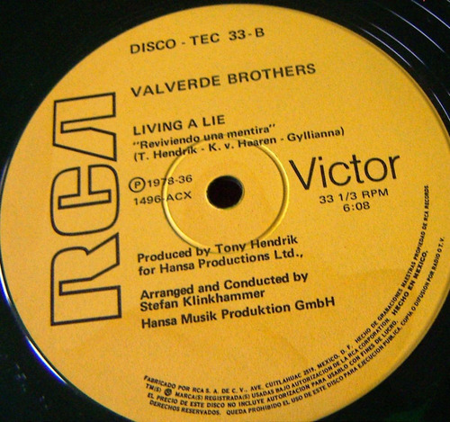 Musica Disco, Valverde Brothers, After Midnight, Maxi 12´