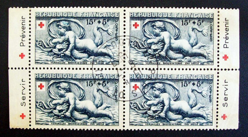 Francia, Arte Cuadro Yv. 938 Cruz Roja 1952 Fin Usado L3083