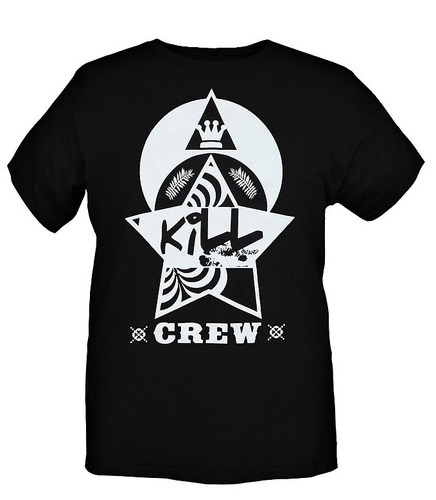 Hot Topic Playera Kill Brand Crew T-shirt