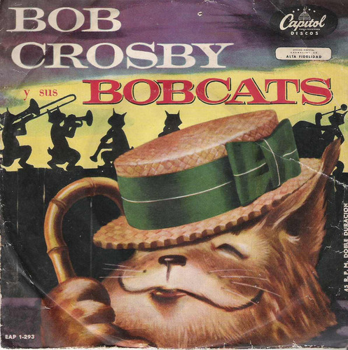 Bob Crosby Y Sus Bobcats Ep 4 Temas Vinilo Con Tapa Vg