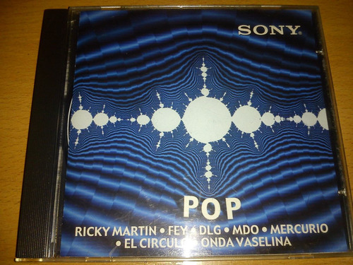 Sony Pop, Ricky Martin, Fey, Mdo.  Cd Promo Ace Del Año 2000